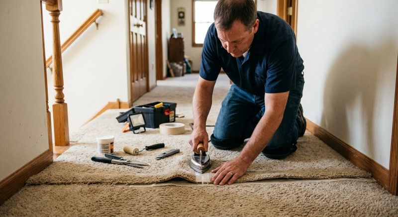 Stair Carpet Repair in Alpharetta, GA
